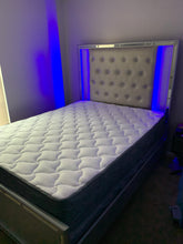 Load image into Gallery viewer, Aveline  Collection L.E.D/Mirrored 4 Piece Bedroom Set