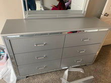 Load image into Gallery viewer, Aveline  Collection L.E.D/Mirrored 4 Piece Bedroom Set