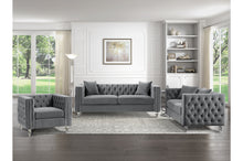 Load image into Gallery viewer, Oriona Collection Velvet Tufted Sofa and Loveseat