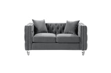 Load image into Gallery viewer, Oriona Collection Velvet Tufted Sofa and Loveseat