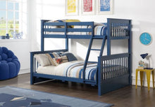 Load image into Gallery viewer, Harley Blue Twin Full Bunk Beds