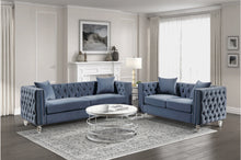 Load image into Gallery viewer, Oriona Collection Velvet Tufted Sofa and Loveseat