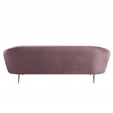 Load image into Gallery viewer, Abey Pink Velvet 90 Inch Sofa