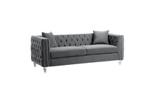 Load image into Gallery viewer, Oriona Collection Velvet Tufted Sofa and Loveseat