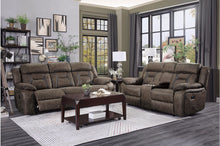 Load image into Gallery viewer, Madrona Hill Collection Microfiber Reclining Sofa and Loveseat