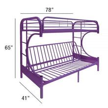 Load image into Gallery viewer, Eclipse Twin Full Futon Bunk Bed