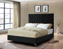 Load image into Gallery viewer, Upholstered King Bed with Dresser Mirror Nightstand and Chest
