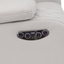 Load image into Gallery viewer, Sofa and Loveseat Transformer Power Recliners , LED Lights.Bluetooth Speakers, Reading Lights
