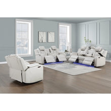Load image into Gallery viewer, Sofa and Loveseat Transformer Power Recliners , LED Lights.Bluetooth Speakers, Reading Lights
