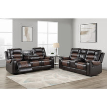 Load image into Gallery viewer, Reclining Sofa and Loveseat with Charging Station j
