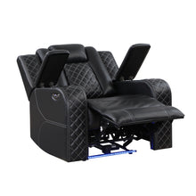 Load image into Gallery viewer, 3 Piece Power Recliners with LED, Bluetooth, Reading Light , USB
