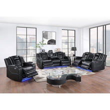 Load image into Gallery viewer, 3 Piece Power Recliners with LED, Bluetooth, Reading Light , USB
