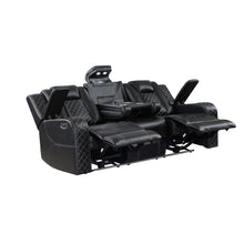 Load image into Gallery viewer, 3 Piece Power Recliners with LED, Bluetooth, Reading Light , USB
