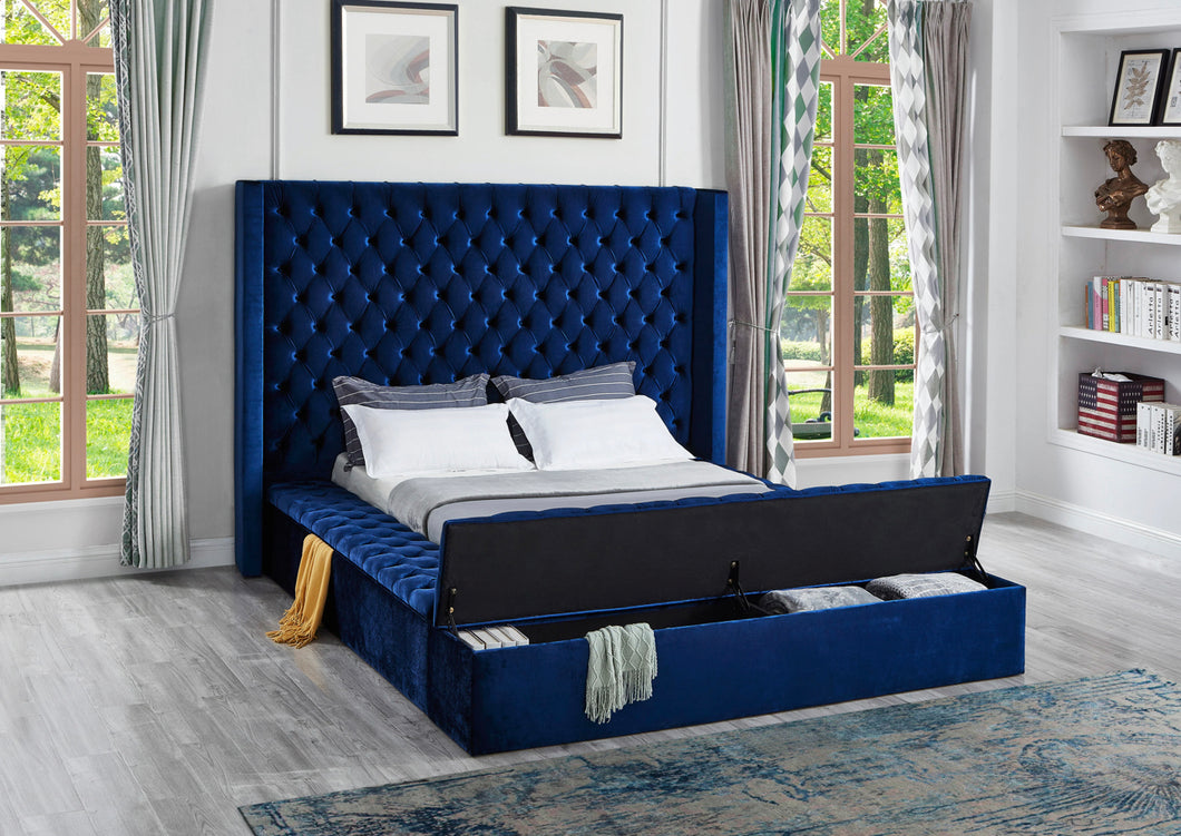 King Storage Bed