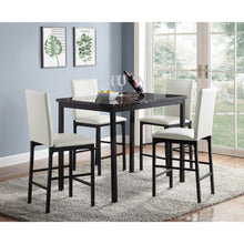 Load image into Gallery viewer, 5 Piece Marble Top Counter Height and 4 Chairs
