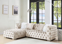 Load image into Gallery viewer, Syxtyx Tufted Velvet Sectional
