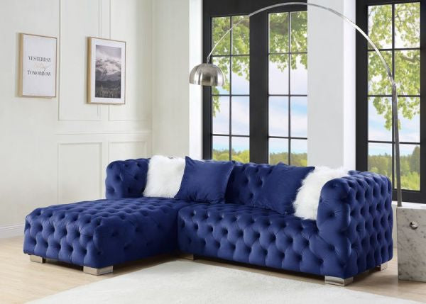 Syxtyx Tufted Velvet Sectional