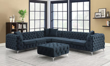 Load image into Gallery viewer, Velvet Tufted 3 Piece Sectional without ottoman
