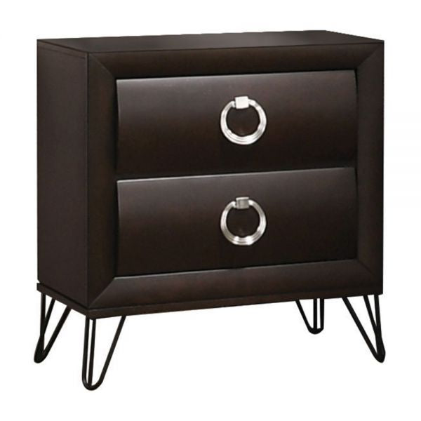 Tablita Merlot 2 Drawer Nightstand