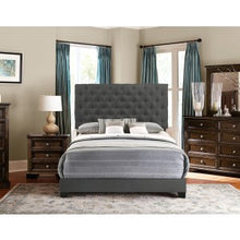 Load image into Gallery viewer, Upholstered Tufted Queen Bed Frame
