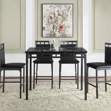 Load image into Gallery viewer, Counter Height Faux Marble Table and 4Chairs
