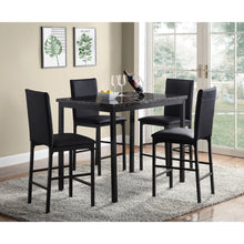 Load image into Gallery viewer, 5 Piece Marble Top Counter Height and 4 Chairs
