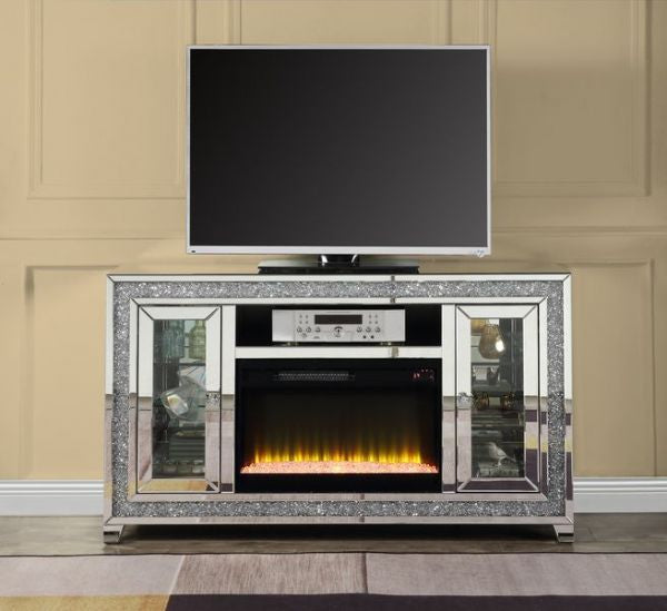 Noralie Remote Heat Fireplace Tv Stand