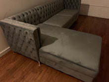 Load image into Gallery viewer, Sullivan Velvet Storage Sectional
