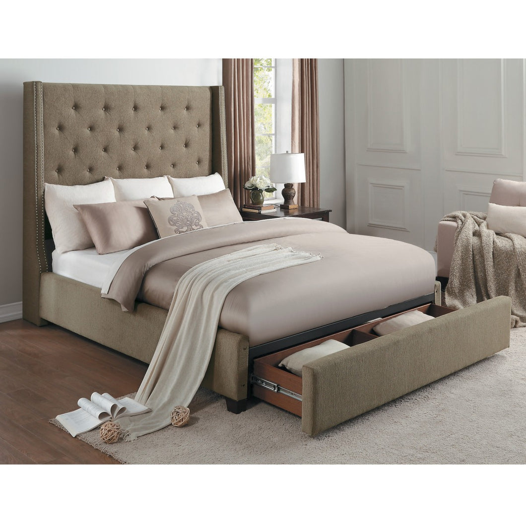 Fairborn 68 Inch Tall Storage Platform Bed